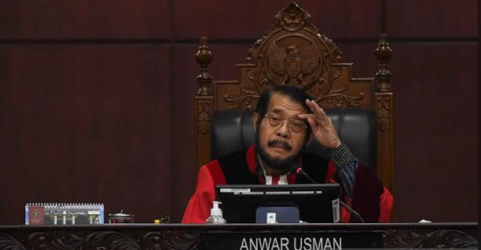 Ketua MK Anwar Usman. Foto : Ist