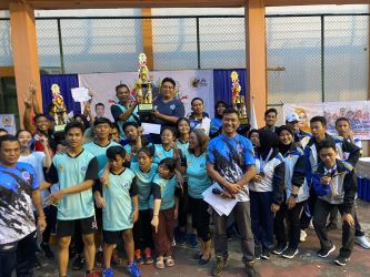 Squash Tangsel mengikuti Kejuaraan Provinsi (Kejurprov) Squash Banten 2023 dan berhasil keluar sebagai juara umum.(din)