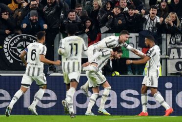 Selebrasi skuad Juventus. Foto : Ist