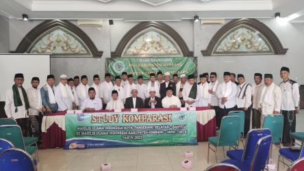 Pengurus MUI Tangsel silaturahmi ke MUI Jombang, Jawa Timur.(ars)