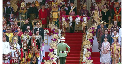 Peringatan HUT RI di Istana Merdeka. Foto : Ist