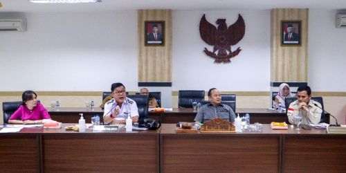 Suara rapat pembahasan finalisasi APBD Perubahan 2023. Banggar DPRD Kota Tangsel bersama dengan TAPD telah melakukan finalisasi.(dra)
