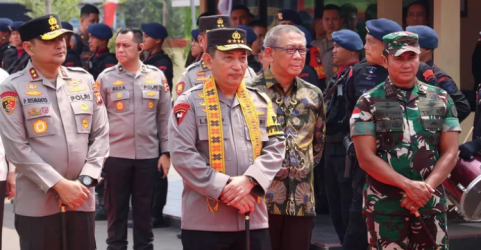 Kapolri Jenderal Listyo Sigit Prabowo saat kunjungan ke Kalbar. Foto : Ist