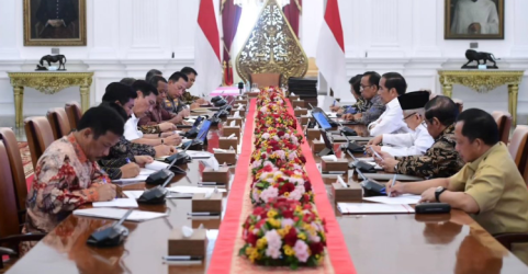 Presiden Jokowi rapat di Istana Negara terkait Pulau Rempang. Foto : Setpres