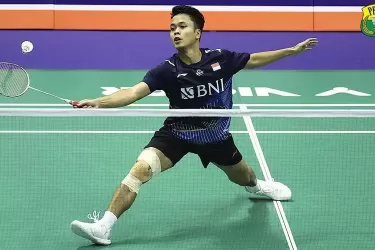 Andalan singgel putra Indonesia Anthony Ginting. Foto ; Ist