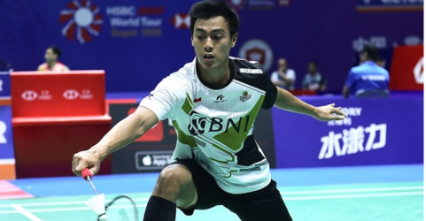 Tunggal putra Indonesia Shesar Heren. Foto : Ist