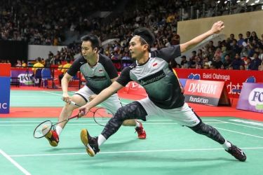 Andalan ganda Indonesia Ahsan/hendra. Foto : Ist