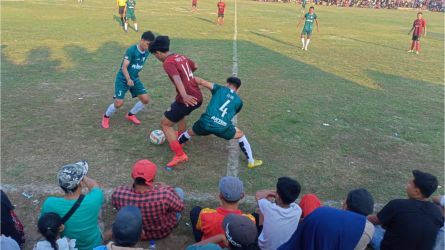 Laga Agam Turkiye lawan Barbel United berlangsung seru dan menarik.(Foto: Red/tangselpos.id).