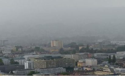 Dari indeks ISPU KLHK, kualitas udara Kota Tangsel tercata berad di angka 118 sejak pukul 08.00 WIB, Senin (23/10).
