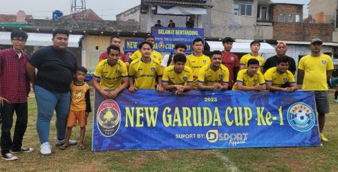 Skuad mentereng Imad FC pada laga perdana New Garuda Cup ke-1 2023.(Ist).