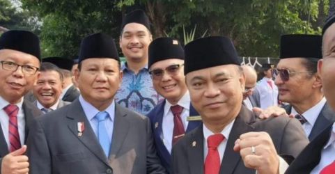 Para Menteri saat menghadiri Hari Kesaktian Pancasila. Foto : Ist