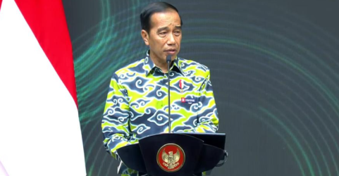 Presiden Jokowi pada acara BNI Investor Daily Summit 2023. Foto : Setpres