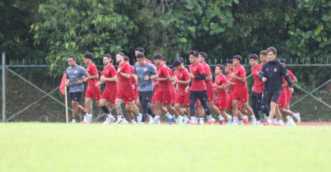 Latihan perdana pasukan STY di Brunei. Foto : Ist