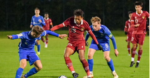 Laga Skuad Garuda Muda vs SV Meppen Jerman. Foto : Ist