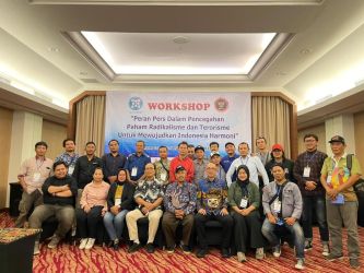 Dewan Pers menggelar workshop, dengan tema peran pers dalam menangkal aksi terorisme  kegiatan itu digelar di BSD, Serpong, Sabtu (28/10).(dra)