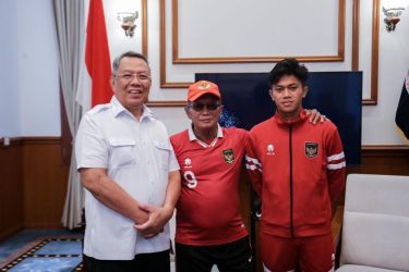 Remaja asal Tabgsel Kafiatur Rizky ikut perkuat Timnas U-17 pada Piala Dunia U-17 di  Indonesia.(dra)