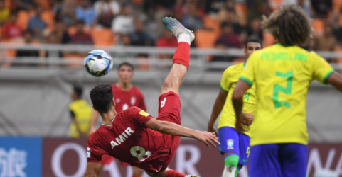 Laga Brazil vs Iran. Foto : Ist