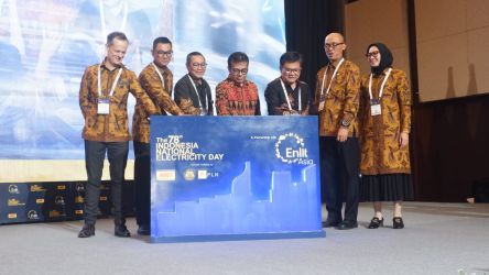 Pameran energi terbesar di Indonesia "Enlit Asia 2023" resmi digelar, Selasa (14/11/2023). Foto : Ist