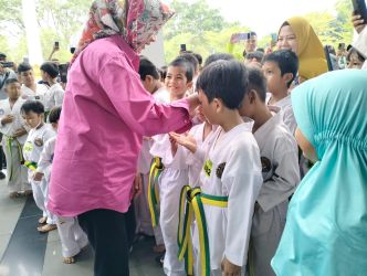 Ribuan Atlet Taekwondo, TI Tangsel Gelar UKT. (tangselpos.id/rmn)