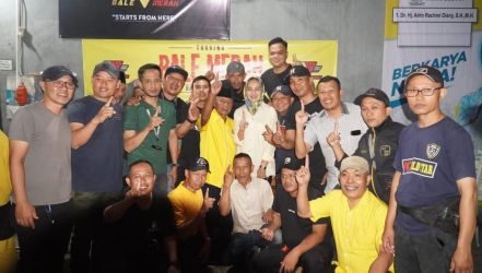 Dukungan hadir dari anak muda yang tergabung ke dalam komunitas Bale Merah Pamulang, Kota Tangerang Selatan, Selasa (5/12/2023). (Ist)