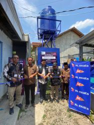 Peresmian proyek sarana air bersih di Kabupaten Brebes, Sabtu (16/12). (Ist)