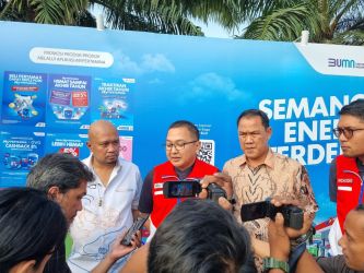 Polda Banten bersama Pertamina pantau distribusi solar di SPBU wilayah Tangerang hingga Cilegon, Jum'at (22/12/2023). (Ist)