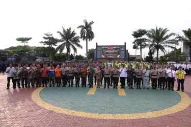 Polda Banten Gelar Pasukan Operasi Lilin Maung 2023. (Ist)