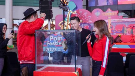 POIN FESTIVAL. Telkomsel menyelenggarakan Poin Festival 2023 di Summarecon Mall Serpong pada 15-17 Desember 2023. (IST)