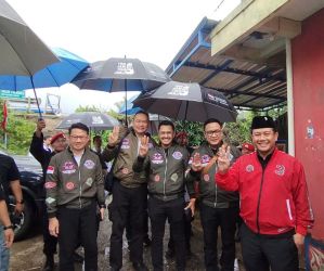 Sejarawan Bonnie Triyana saat menghadiri Rembug Rakyat yang diselenggarakan Tim Pemenangan Nasional Ganjar-Mahfud di Kecamatan Bayah, Kabupaten Lebak, Jumat (19/1/2024).(Istimewa)