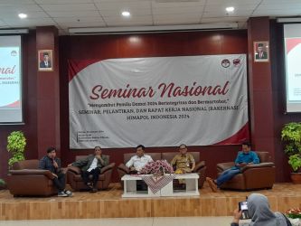 Himapol Indonesia gelar seminar dan rakernas di UIN Jakarta.(mg1)