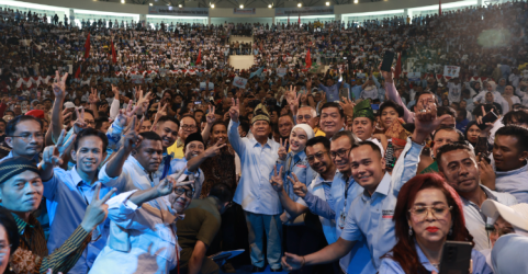 Kegiatan kampanye Capres Prabowo di Pekanbaru. Foto : Ist