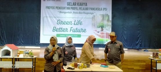 SMPK BPK Penabur Bintaro Jaya bekerjasama dengan Perbanusa Tangsel menggelar karya Proyek Penguatan Profil Pelajar Pancasila (P5).(dra)