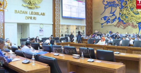 Suasana Rapat Badan Legislagi DPR RI. Foto : Ist