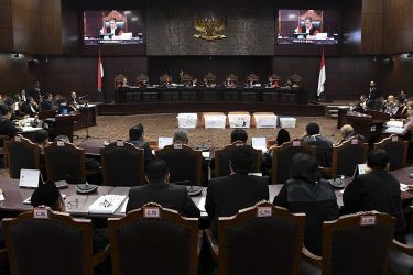 Suasana Sidang di MK. Foto : Ist