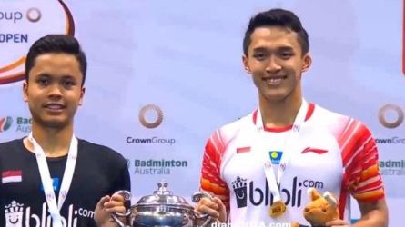 Dua andalan Indonedia Ginting dan Jojo. Foto ; Ist