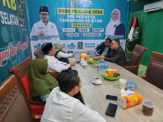 Partai Kebangkitan Bangsa (PKB) Kota Tangerang Selatan membuka desk pendaftaran bakal calon Walikota Kota Tangerang Selatan. (tangselpos.id/irm)