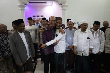 Deklarasi Perdamaian antara masyarakat Banten dengan warga Batak di Banten. (Dok.Bidhumas Polda Banten)