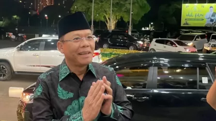 Plt. Ketum PPP di acara halal bi halal Golkar. Foto : Ist