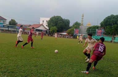 Duel Callo FC lawan Mandala FC berlangsung super menarik.(ist).