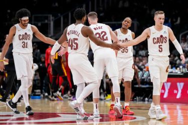 Tim basket Cleveland Cavaliers. Foto : Ist