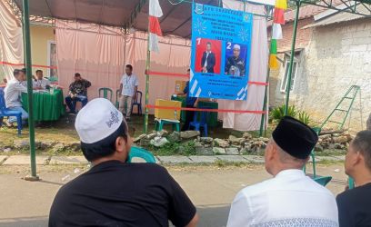 Antusiasme warga Perum Pondok Pakualam gelar pesta demokrasi pemilihan ketua RW010.(ist).