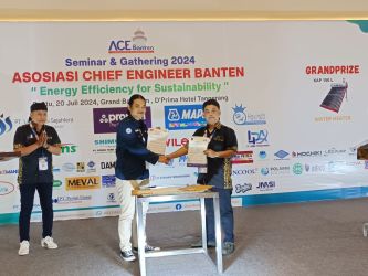 Kegiatan Seminar & Gathering 2024 yang digelar oleh Asosiasi Chief Engineer (ACE) Banten, Sabtu (20/7). (Ist)