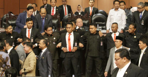 Suasana sempat memanas saat Sidang Paripurna DPD. Foto : Ist