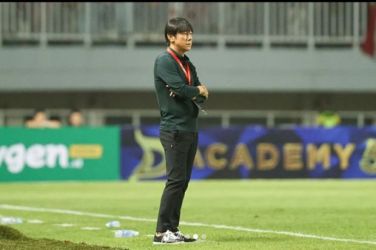 Pelatih Timnas Indonesia Shin Thae-yong. Foto ,: Ist