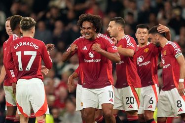 Selebrasi skuad MU. Foto : Ist