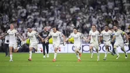 Selebrasi Real Madrid usai mengalahkan 3-2 Atalanta. Foto : Ist