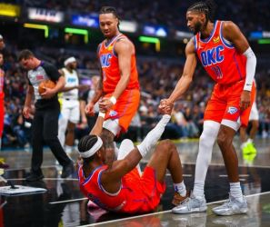 Tim basket Oklahoma City Thunder (OKC). Foto : Ist