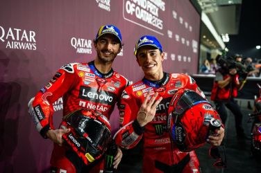 Dua andalan Ducati Marc Marquez dan Francesco Bagnaia. Foto : Ist