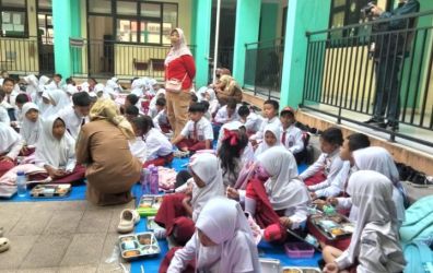 Program MBG di SD daerah Tangsel. Foto : Ist