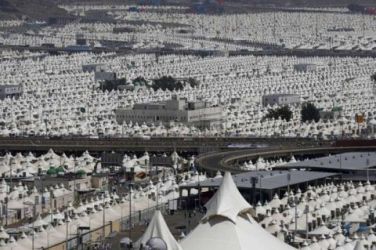 Suasana Padang Arafah. Foto : Ist